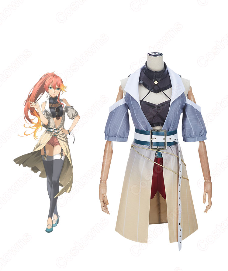 黎の軌跡 女優 ジュディス・ランスター コスプレ衣装 『英雄伝説 黎の軌跡(えいゆうでんせつ くろのきせき)』 cosplay 仮装 変装-1