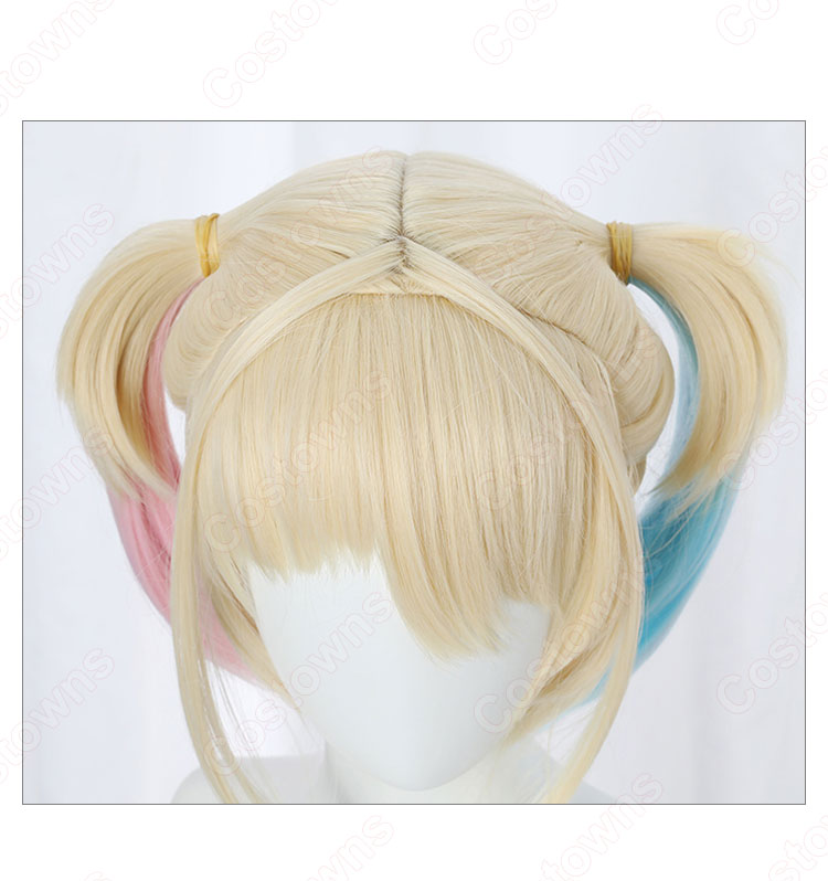 ハーリーン・クインゼル / ハーレイ・クイン コスプレウィッグ 『ハーレイ・クインの華麗なる覚醒 BIRDS OF PREY』 耐熱かつら cosplay wig 通販-4