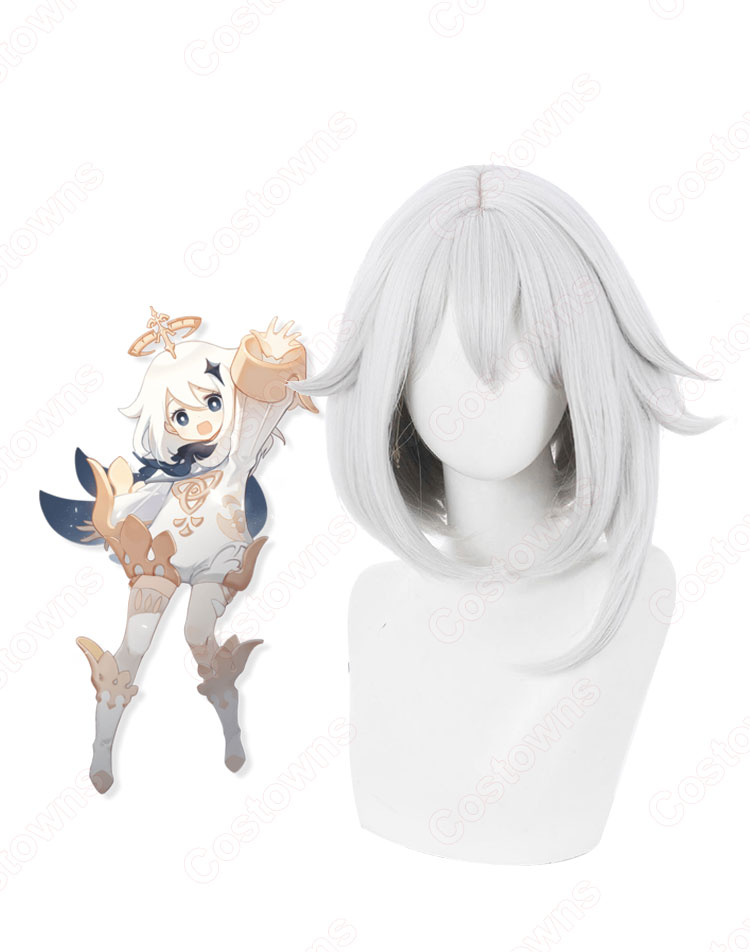 パイモン コスプレウィッグ 『原神(げんしん)』 耐熱かつら cosplay wig 通販-1