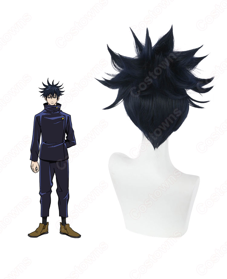 呪術 伏黒恵（ふしぐろめぐみ） コスプレウィッグ 『呪術廻戦（じゅじゅつかいせん）』 耐熱かつら cosplay wig 通販-4