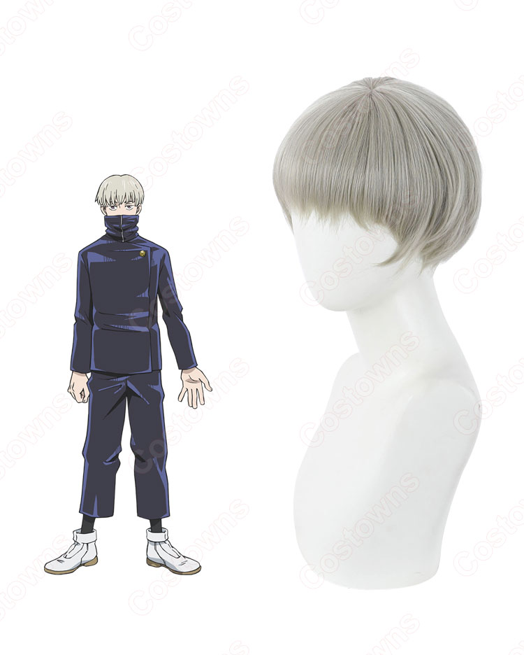呪術 狗巻棘(いぬまきとげ) コスプレウィッグ 『呪術廻戦(じゅじゅつかいせん)』 耐熱かつら cosplay wig 通販-4