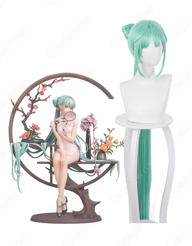 初音ミク（はつねみく） 韶華Ver. コスプレウィッグ 耐熱かつら cosplay wig 通販-2