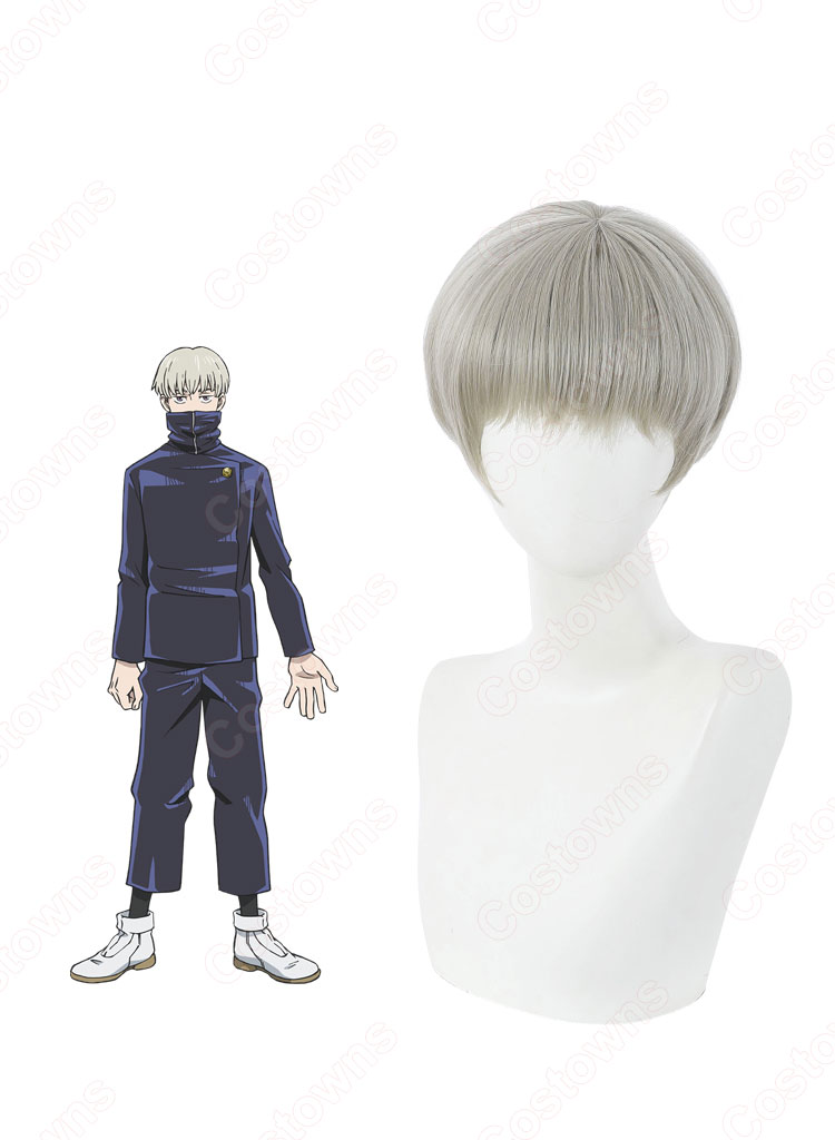 呪術 狗巻棘(いぬまきとげ) コスプレウィッグ 『呪術廻戦(じゅじゅつかいせん)』 耐熱かつら cosplay wig 通販-1