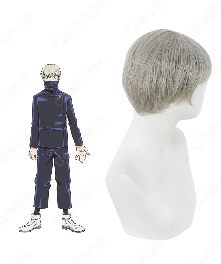 呪術 狗巻棘(いぬまきとげ) コスプレウィッグ 『呪術廻戦(じゅじゅつかいせん)』 耐熱かつら cosplay wig 通販-3