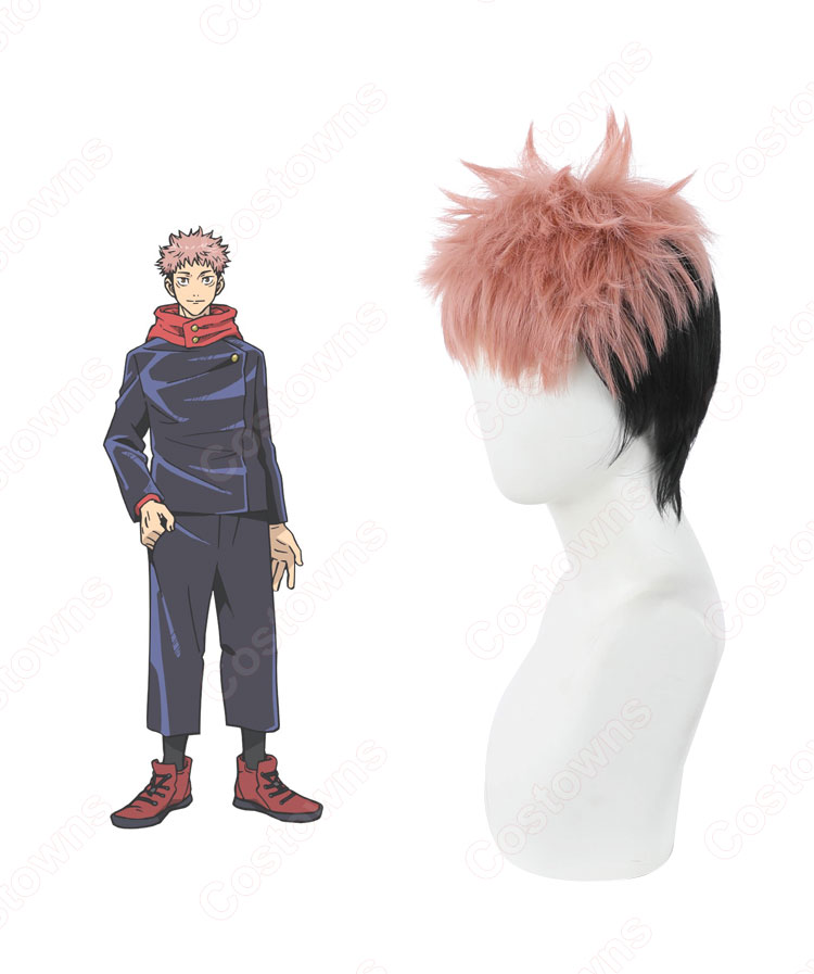 Amazon.co.jp: 呪術廻戦 虎杖悠仁 コスプレ ウィッグ : ホビー