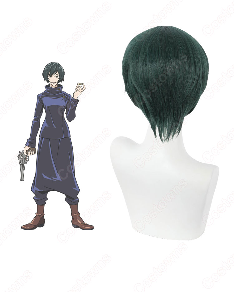 呪術 禪院真依(ぜんいんまい) コスプレウィッグ 『呪術廻戦』(じゅじゅつかいせん) 耐熱かつら cosplay wig 通販-5