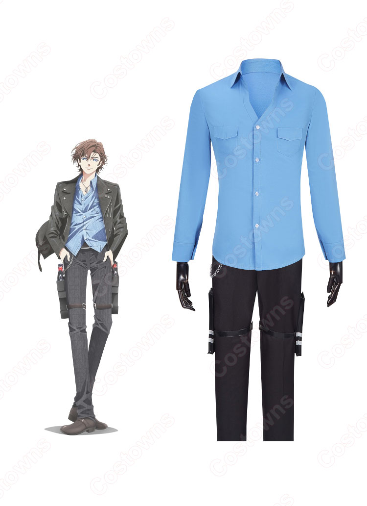 プレイタの傷 嵐柴エイジ（あらしばエイジ） コスプレ衣装 『PROJECT SCARD（プロジェクトスカード）』 cosplay 仮装 変装-2