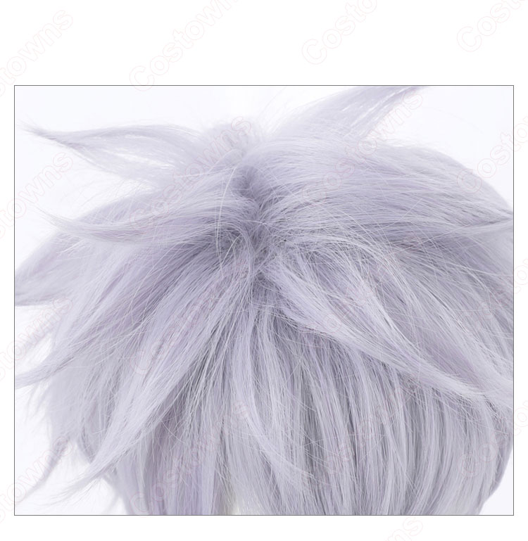 呪術 五条悟(ごじょうさとる) 普通タイプ コスプレウィッグ 『呪術廻戦』(じゅじゅつかいせん) 耐熱かつら cosplay wig 通販-5