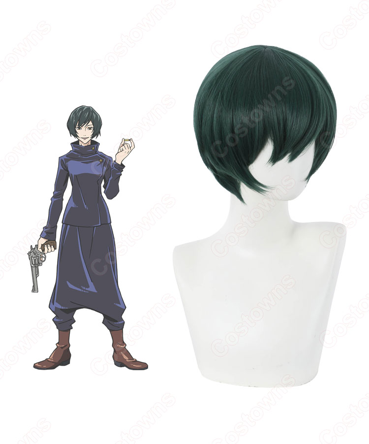 呪術 禪院真依(ぜんいんまい) コスプレウィッグ 『呪術廻戦』(じゅじゅつかいせん) 耐熱かつら cosplay wig 通販-2