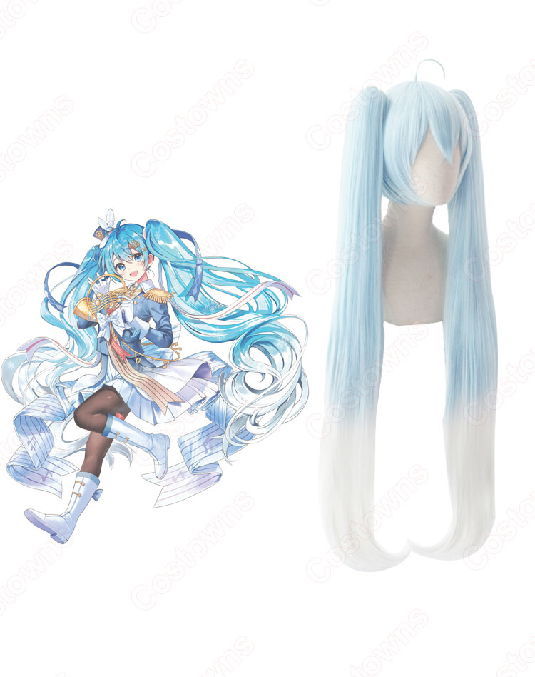 雪ミク(初音ミク) 2020 コスプレウィッグ 『SNOW MIKU 2020』 耐熱かつら cosplay wig 通販-2