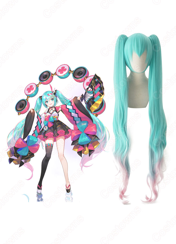 初音ミク(はつね ミク) 「マジカルミライ 2020」 コスプレウィッグ 耐熱かつら 通販-1