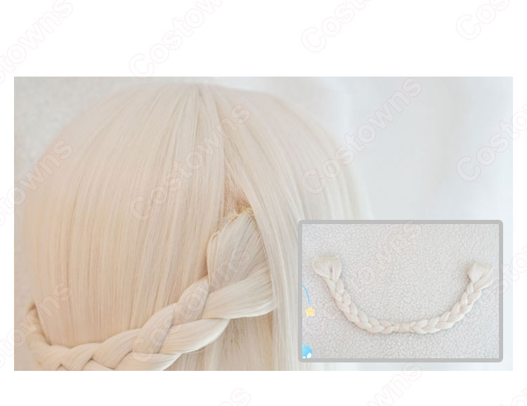 プラチナ コスプレウィッグ 『アークナイツ/Arknights』 耐熱かつら cosplay wig 通販-3