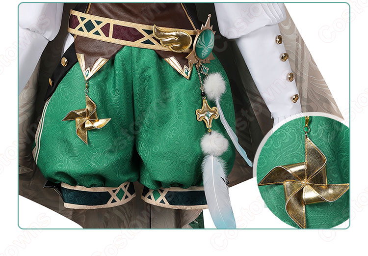 ウェンティ コスプレ衣装 『原神(げんしん)』 モンド城 cosplay 仮装 変装-6