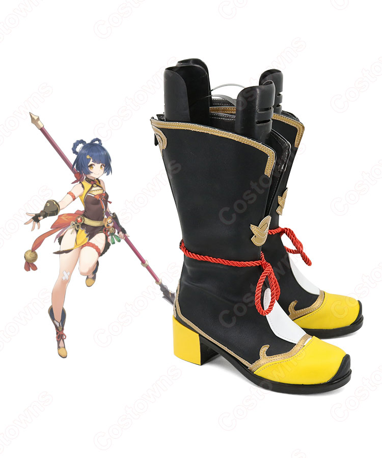 香菱(シャンリン) コスプレ靴『原神(げんしん)』 コスプレ シューズ/ブーツ コスプレ用 道具 男女兼用-2