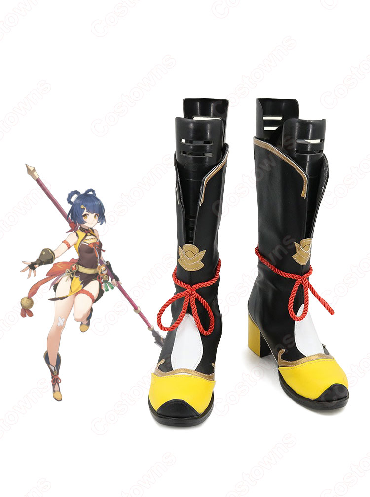 香菱（シャンリン） コスプレ靴『原神(げんしん)』 コスプレ シューズ/ブーツ コスプレ用 道具 男女兼用 - Costowns