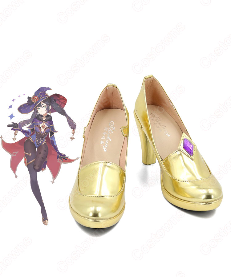 アストローギスト・モナ・メギストス（Mona） コスプレ靴『原神(げんしん)』 コスプレ シューズ/ブーツ コスプレ用 道具 男女兼用-1