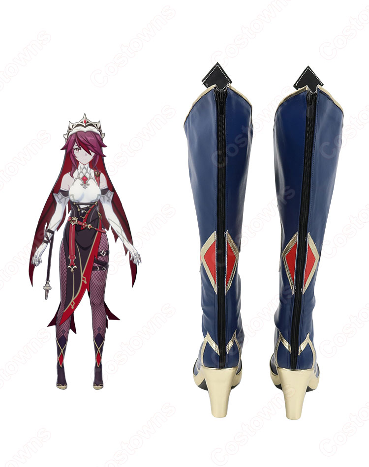 ロサリア コスプレ靴『原神(げんしん)』 コスプレ シューズ/ブーツ コスプレ用 道具 男女兼用-3