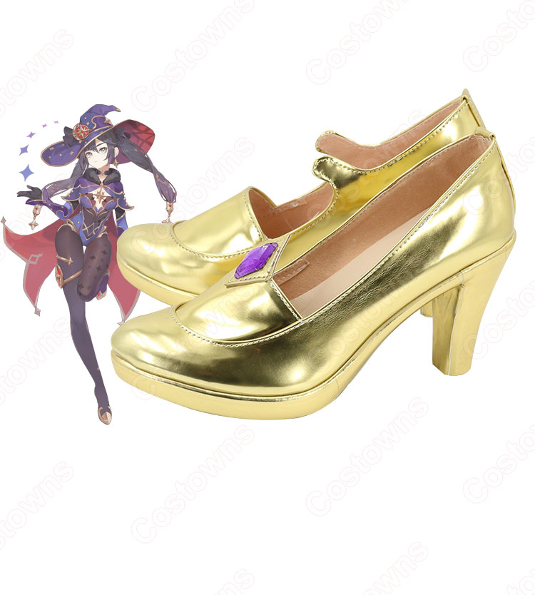 アストローギスト・モナ・メギストス（Mona） コスプレ靴『原神(げんしん)』 コスプレ シューズ/ブーツ コスプレ用 道具 男女兼用-4