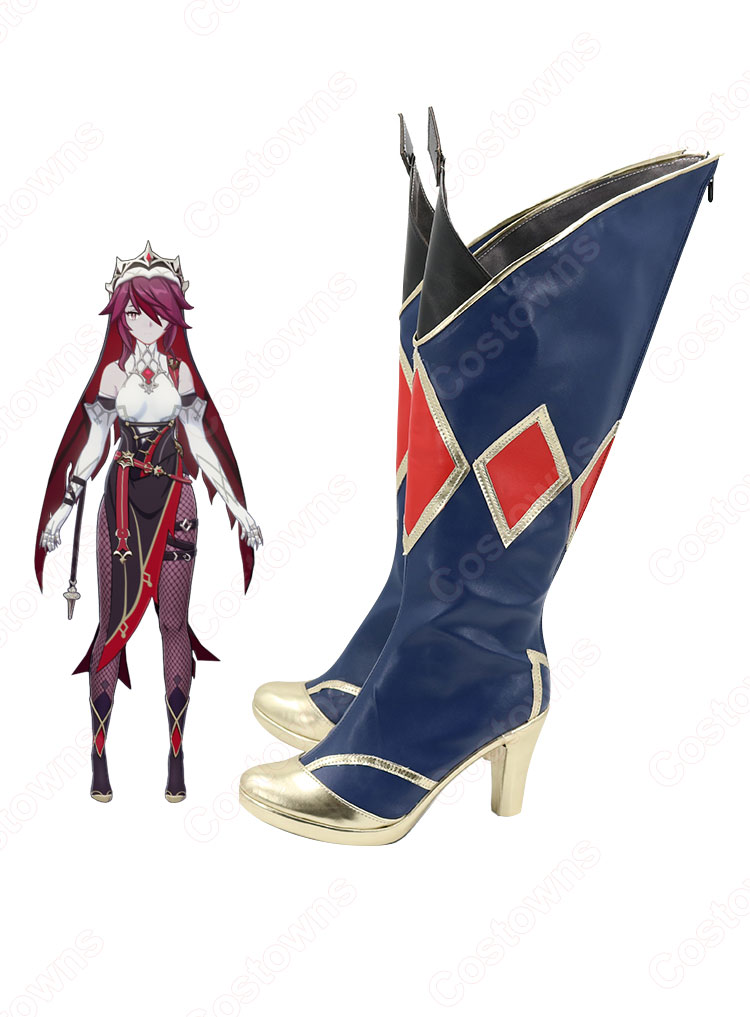 ロサリア コスプレ靴『原神(げんしん)』 コスプレ シューズ/ブーツ コスプレ用 道具 男女兼用-4