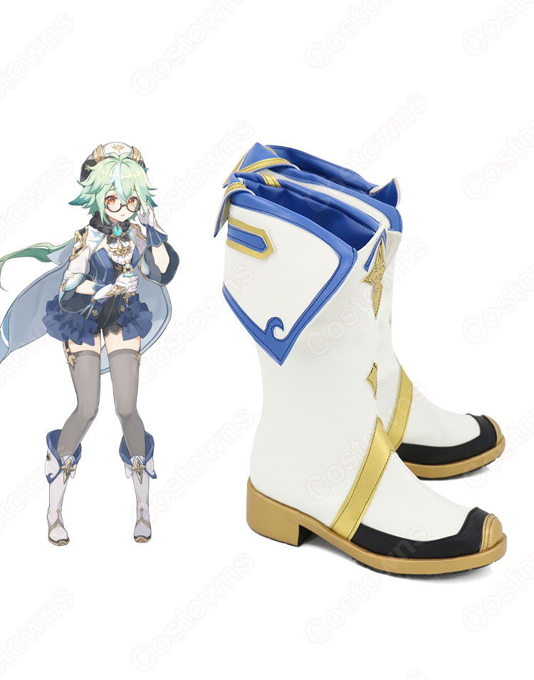 スクロース(Sucrose) コスプレ靴『原神(げんしん)』 コスプレ シューズ/ブーツ コスプレ用 道具 男女兼用-2