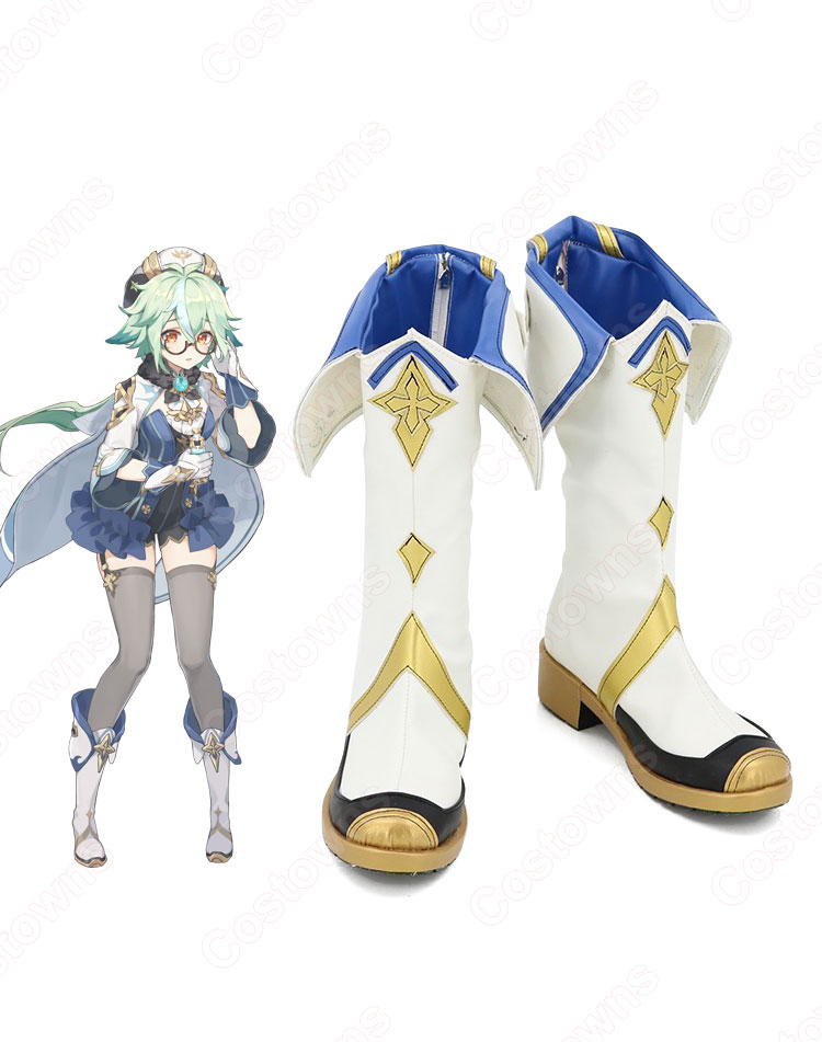 スクロース(Sucrose) コスプレ靴『原神(げんしん)』 コスプレ シューズ/ブーツ コスプレ用 道具 男女兼用-1