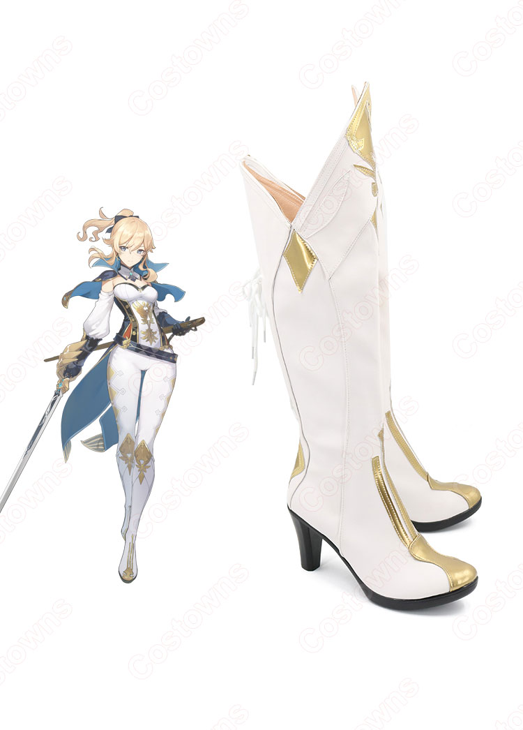 ジン・グンヒルド(Jean Gunnhildr) コスプレ靴『原神(げんしん)』 コスプレ シューズ/ブーツ コスプレ用 道具 男女兼用-4