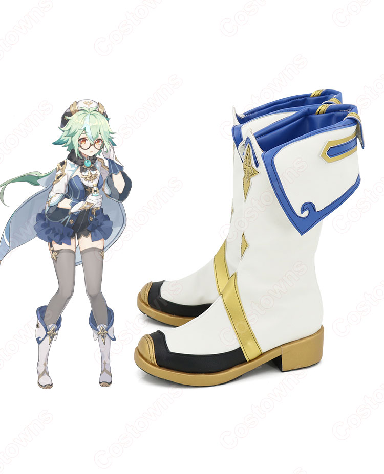 スクロース(Sucrose) コスプレ靴『原神(げんしん)』 コスプレ シューズ/ブーツ コスプレ用 道具 男女兼用-4