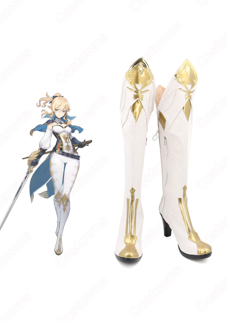 ジン・グンヒルド(Jean Gunnhildr) コスプレ靴『原神(げんしん)』 コスプレ シューズ/ブーツ コスプレ用 道具 男女兼用-1