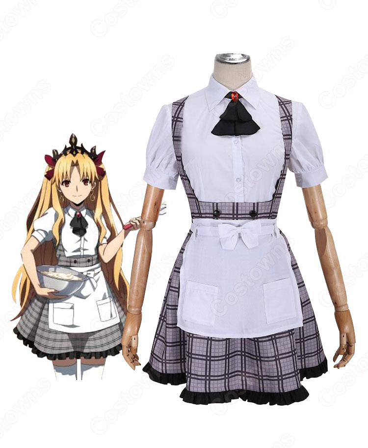 FGO×スイーツパラダイス  カフェスタッフ風衣装 コスプレ衣装 「Fate/Grand Order -絶対魔獣戦線バビロニア-×SWEETS PARADISE」 マシュ・キリエライト ギルガメッシュ マーリン イシュタル エレシュキガル キングゥ cosplay 仮装 変装-13