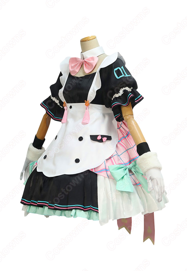 初音ミク（はつね ミク） 魔法少女 パテシエ コスプレ衣装 可愛い メイド服 cosplay 仮装 変装-3