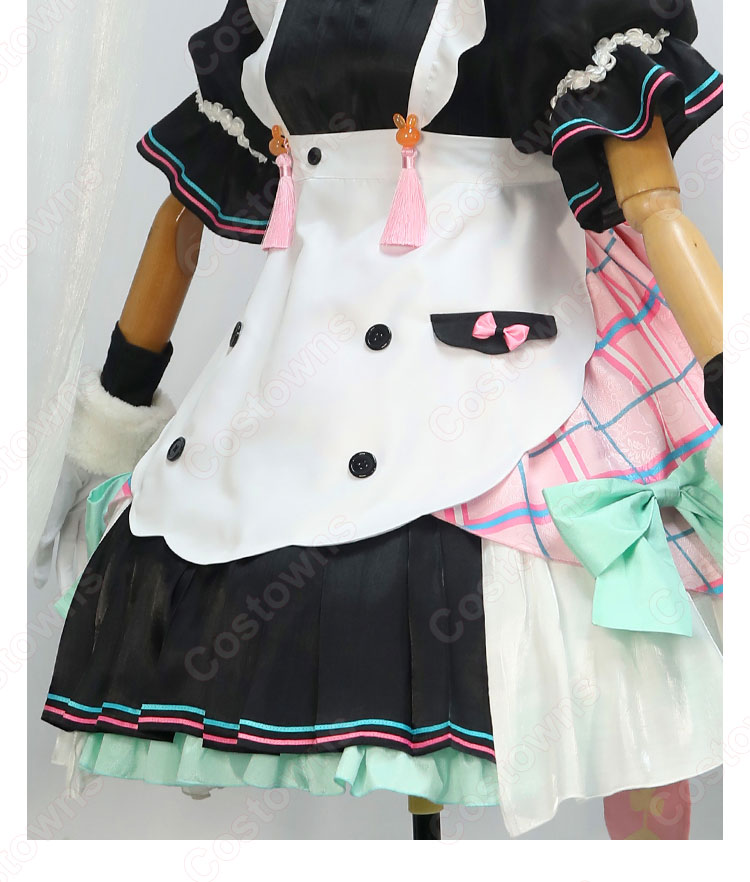 初音ミク（はつね ミク） 魔法少女 パテシエ コスプレ衣装 可愛い メイド服 cosplay 仮装 変装-5