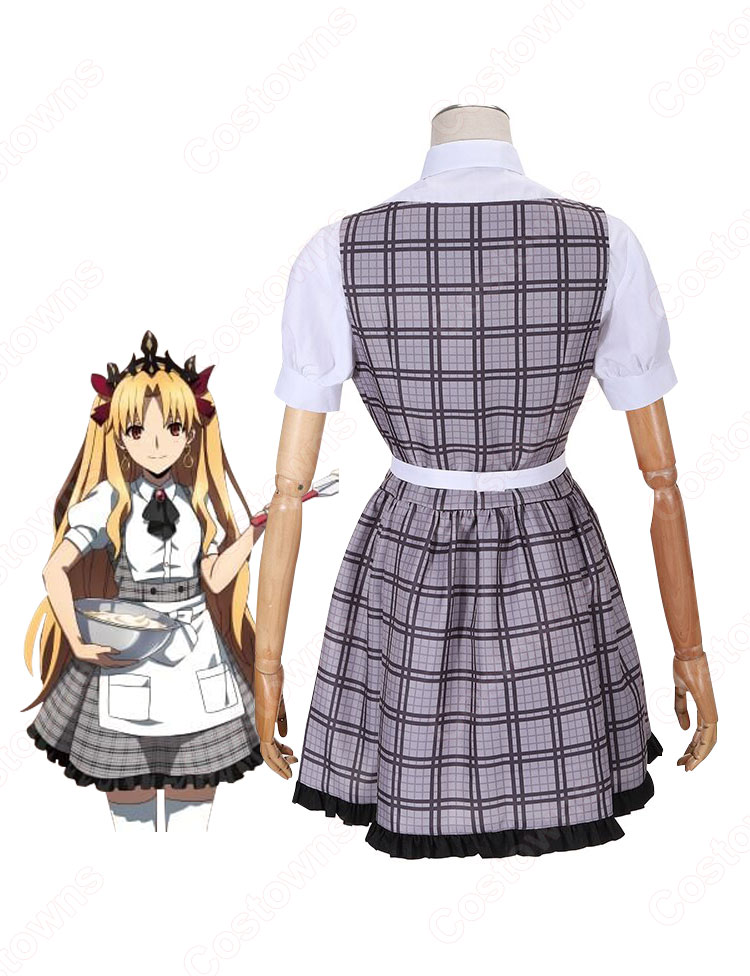 FGO×スイーツパラダイス  カフェスタッフ風衣装 コスプレ衣装 「Fate/Grand Order -絶対魔獣戦線バビロニア-×SWEETS PARADISE」 マシュ・キリエライト ギルガメッシュ マーリン イシュタル エレシュキガル キングゥ cosplay 仮装 変装-14