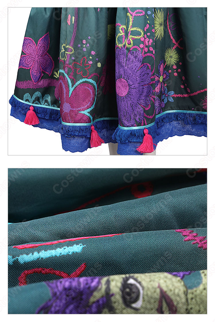 Encanto ミラベル・マドリガル コスプレ衣装 『ミラベルと魔法だらけの家』（ミラベルとまほうだらけのいえ） cosplay 仮装 変装-10