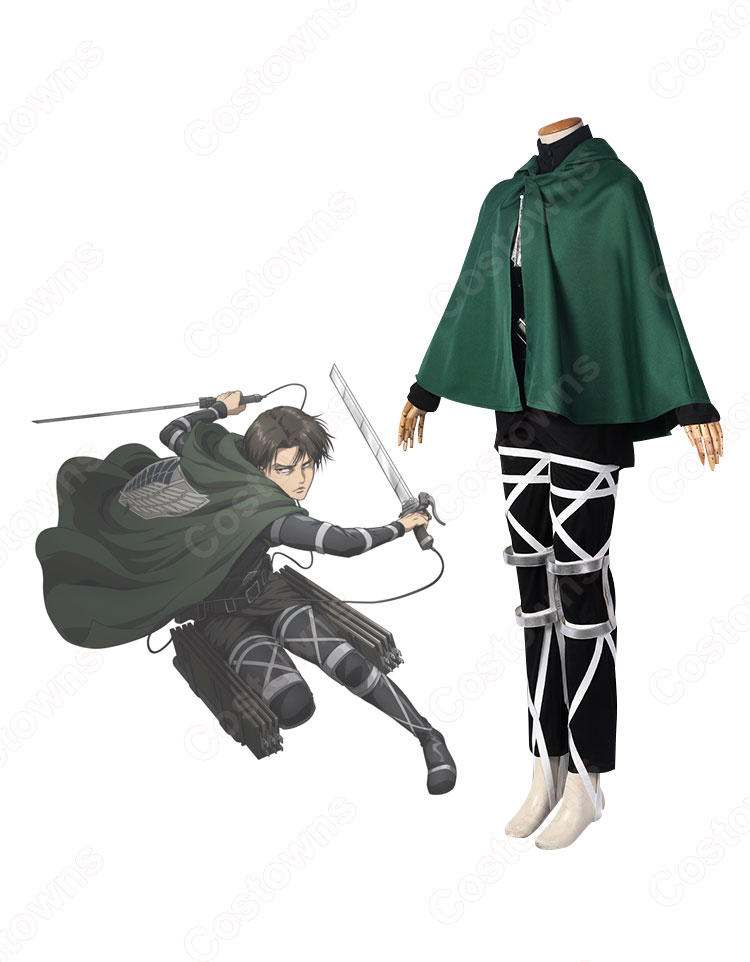 リヴァイ・アッカーマン コスプレ衣装 『進撃の巨人』（しんげきのきょじん） cosplay 仮装 変装-4