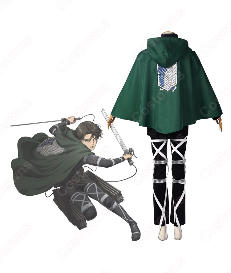 リヴァイ・アッカーマン コスプレ衣装 『進撃の巨人』（しんげきのきょじん） cosplay 仮装 変装-3