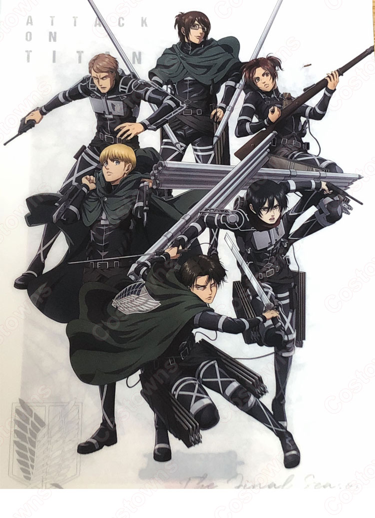 リヴァイ・アッカーマン コスプレ衣装 『進撃の巨人』（しんげきのきょじん） cosplay 仮装 変装-1