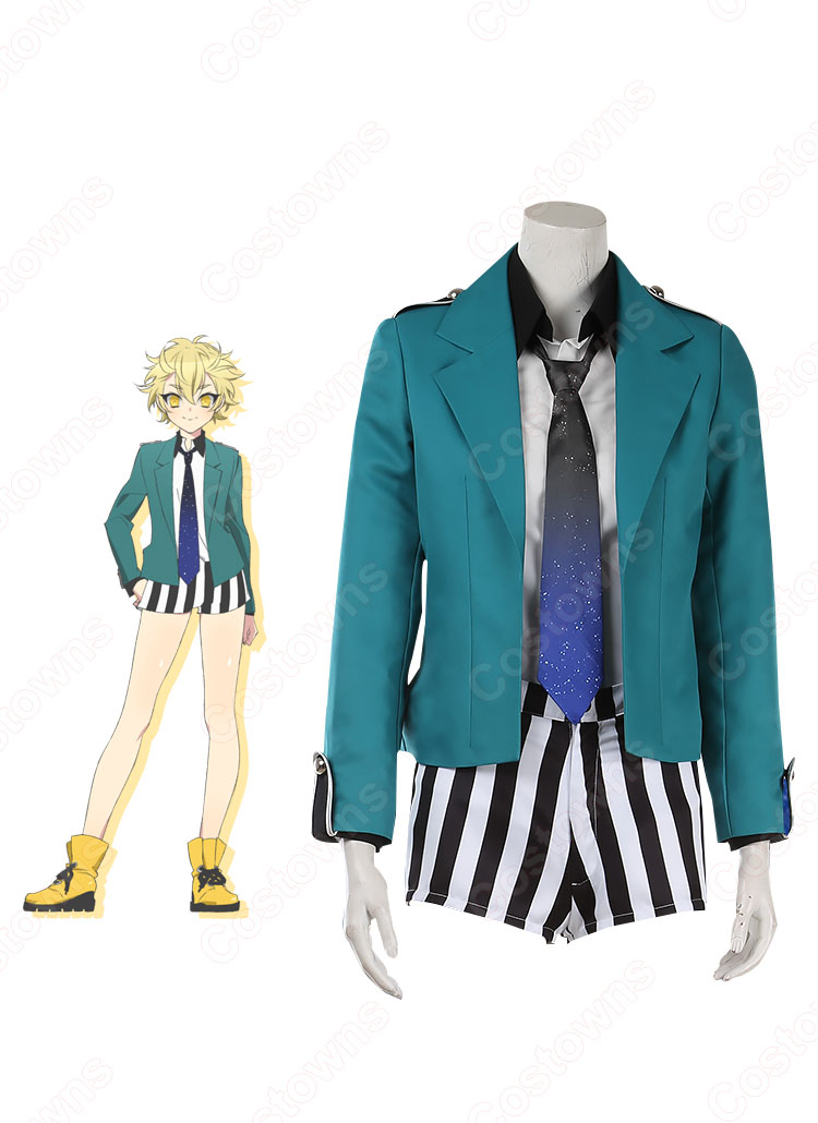 【大特価!!】 cos8871美少年探偵団 足利飆太 コスプレ衣装 ウィッグ、靴別途 コスプレ衣装