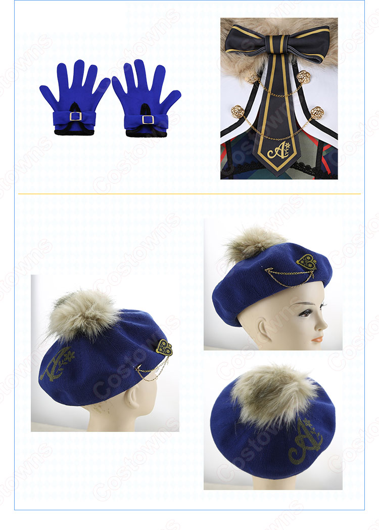 ミリシタ りるきゃん ～3 little candy～「ハルマチ女子」 篠宮可憐 野々原茜 伊吹翼 コスプレ衣装 『アイドルマスター ミリオンライブ！ シアターデイズ』 cosplay 仮装 変装-12