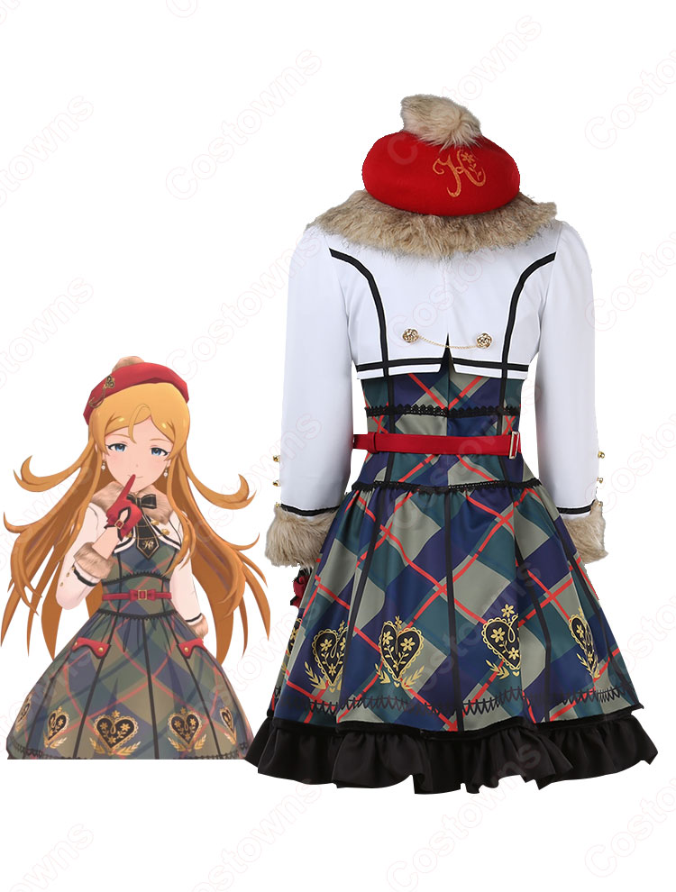 ミリシタ りるきゃん ～3 little candy～「ハルマチ女子」 篠宮可憐 野々原茜 伊吹翼 コスプレ衣装 『アイドルマスター ミリオンライブ！ シアターデイズ』 cosplay 仮装 変装-5
