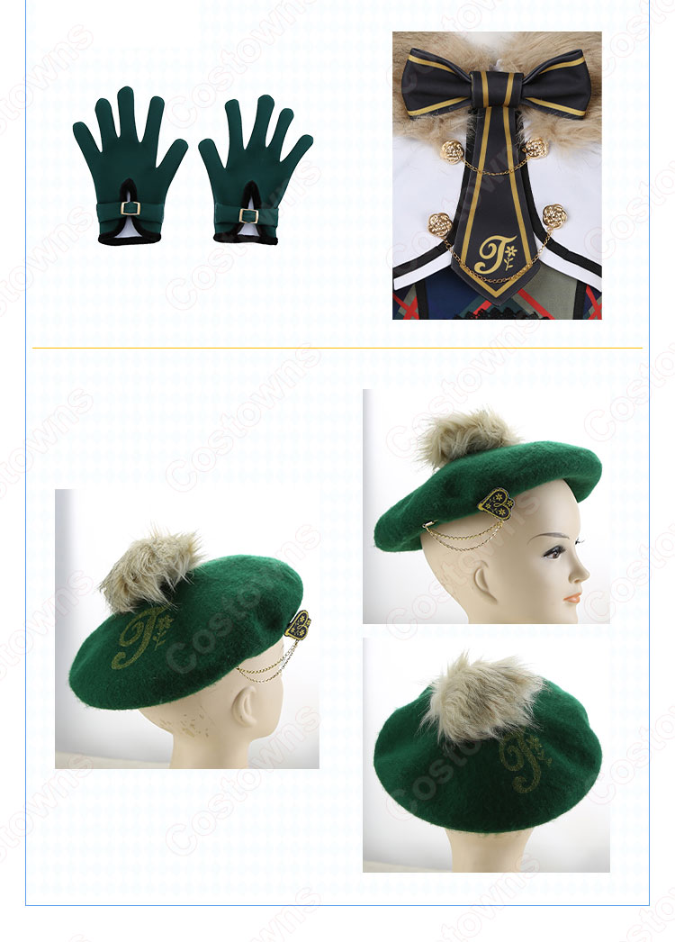 ミリシタ りるきゃん ～3 little candy～「ハルマチ女子」 篠宮可憐 野々原茜 伊吹翼 コスプレ衣装 『アイドルマスター ミリオンライブ！ シアターデイズ』 cosplay 仮装 変装-15