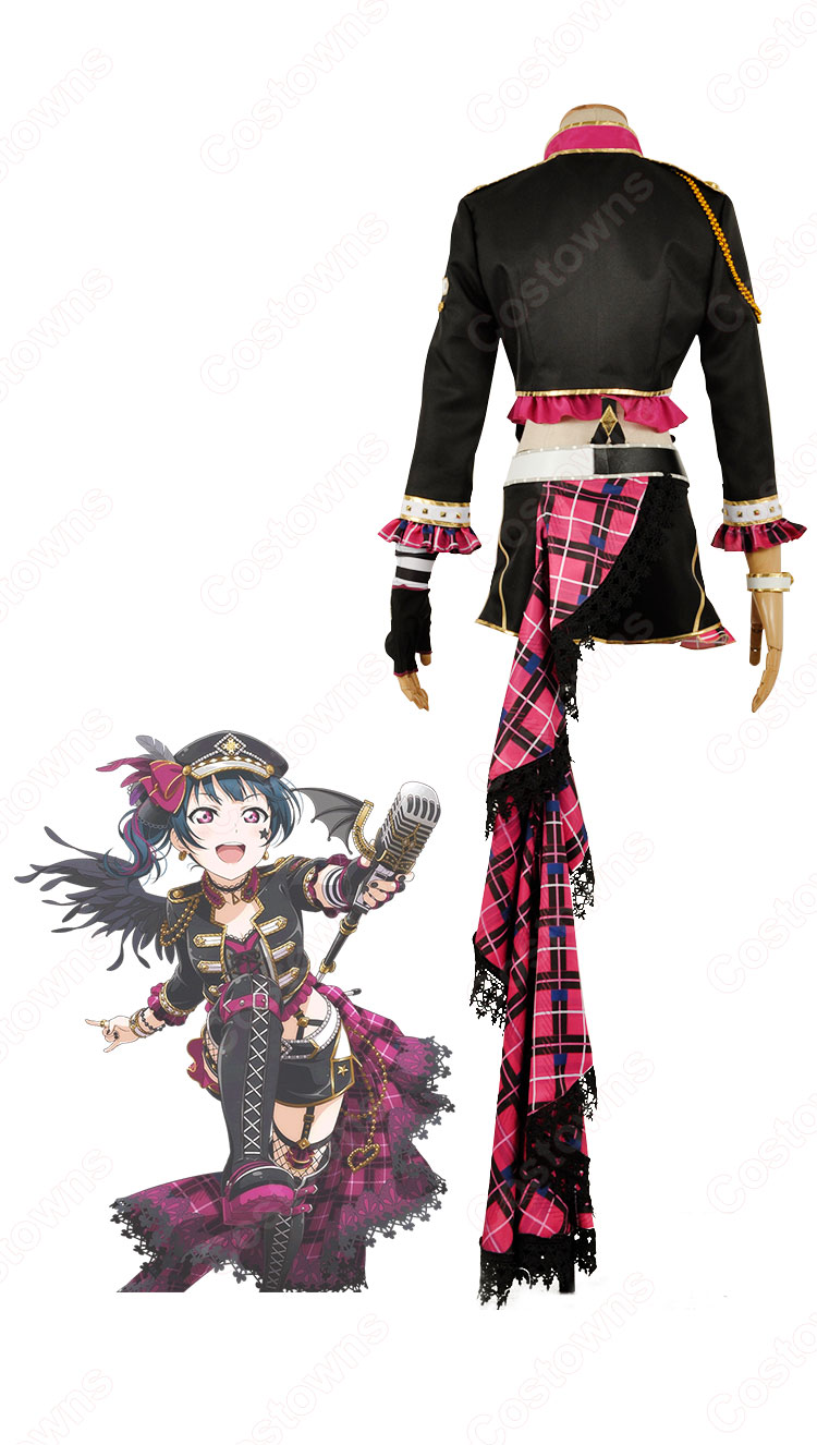 津島善子(つしまよしこ) パンクロック編 覚醒後 コスプレ衣装 『ラブライブ!サンシャイン!!』 cosplay 仮装 変装-4