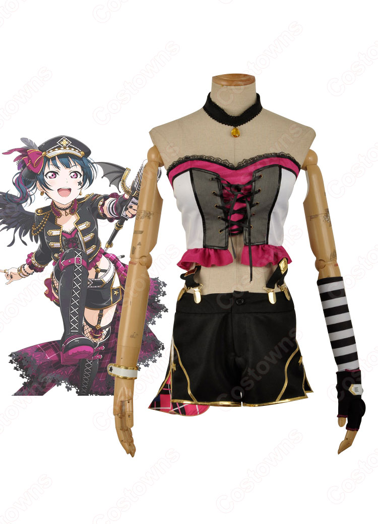 津島善子（つしまよしこ） パンクロック編 覚醒後 コスプレ衣装 『ラブライブ！サンシャイン!!』 cosplay 仮装 変装 - Costowns