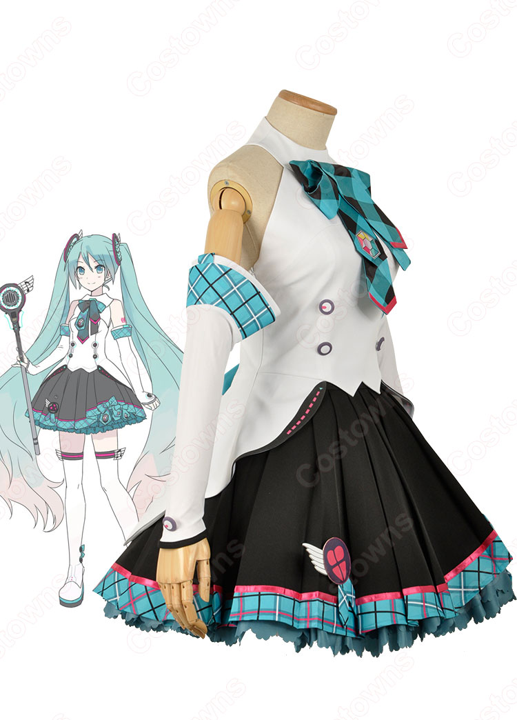 初音ミク(はつね ミク)「マジカルミライ 2017(Magical Mirai 2017)」 コンサート コスプレ衣装-4