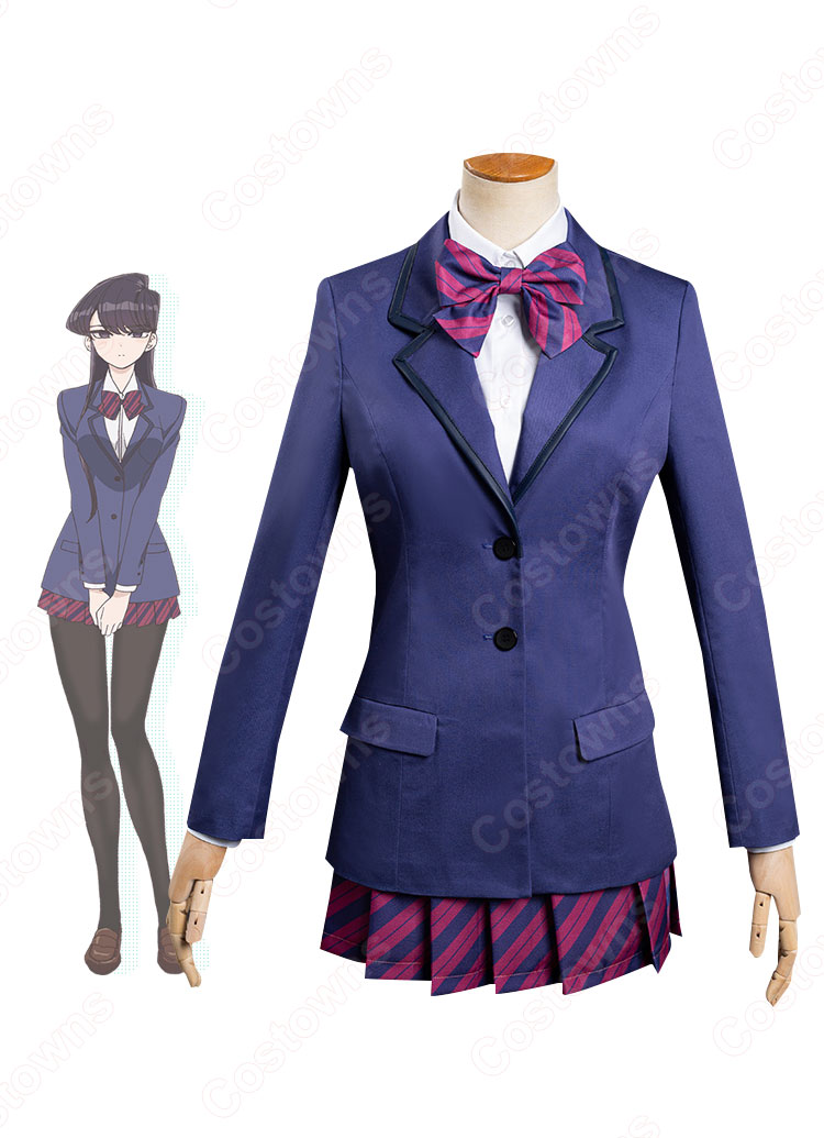 古見硝子(こみしょうこ) コスプレ衣装 『古見さんは、コミュ症です。』(こみさんはコミュしょうです) cosplay 仮装 変装-1