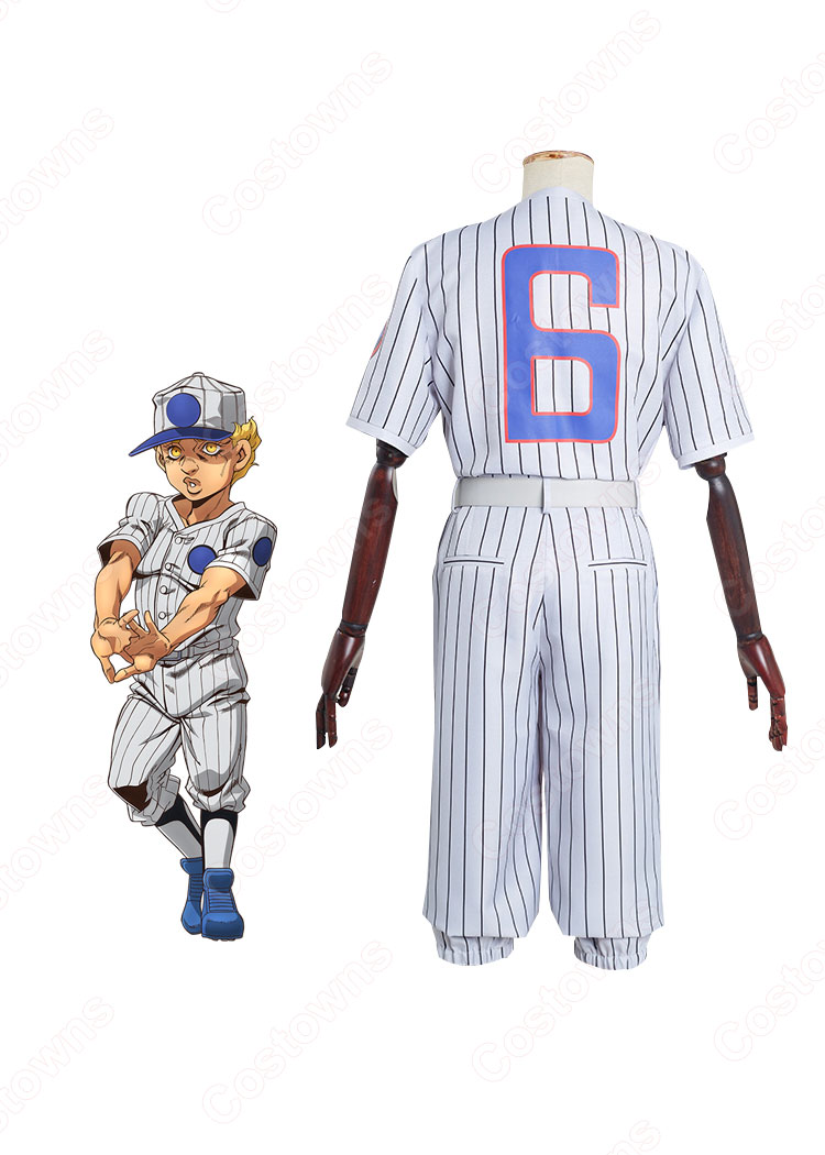 ジョジョの奇妙な冒険 ストーンオーシャン エンポリオ・アルニーニョ コスプレ衣装 『ジョジョの奇妙な冒険』のPart6 cosplay 仮装 変装-3