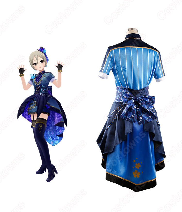 デレステ 夜色の暁風 塩見周子(しおみしゅうこ) コスプレ衣装 『アイドルマスター シンデレラガールズ スターライトステージ』 cosplay 仮装 変装-4