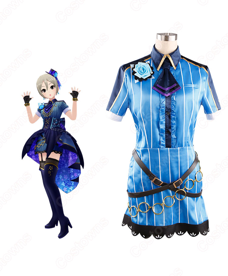 デレステ 夜色の暁風 塩見周子(しおみしゅうこ) コスプレ衣装 『アイドルマスター シンデレラガールズ スターライトステージ』 cosplay 仮装 変装-5