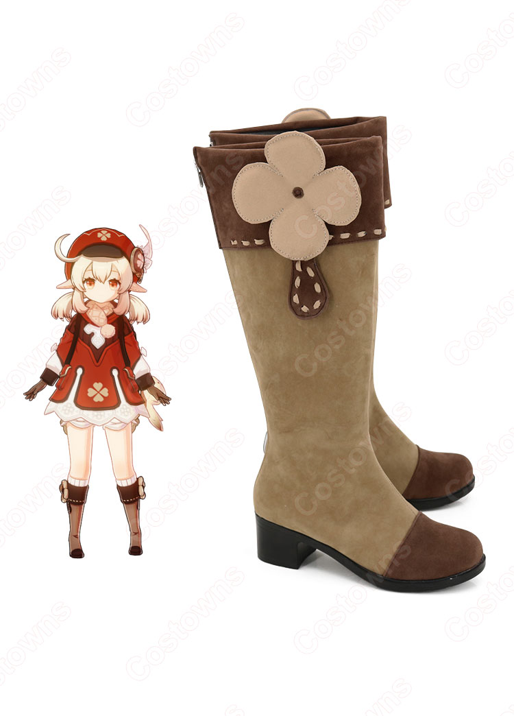 クレー（Klee ） コスプレ靴『原神(げんしん)』 コスプレ シューズ/ブーツ コスプレ用 道具 男女兼用-3