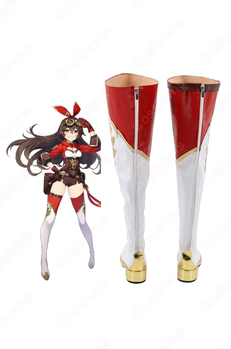 アンバー（Amber）コスプレ靴『原神(げんしん)』 コスプレ シューズ/ブーツ コスプレ用 道具 男女兼用-4