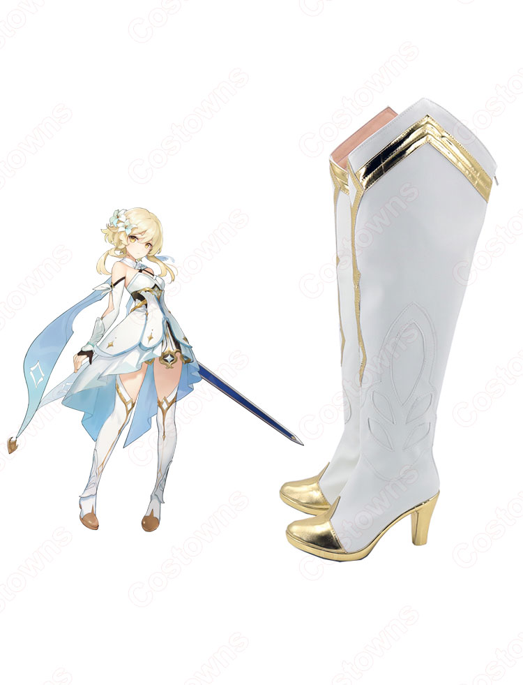 旅人 蛍 コスプレ靴『原神(げんしん)』 コスプレ シューズ/ブーツ コスプレ用 道具 男女兼用-2